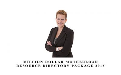 Million Dollar Motherload Resource Directory Package 2016
