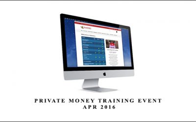 Private Money Training Event – Apr 2016