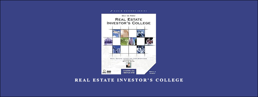 Real Estate Investor’s College by Dolf De Roos