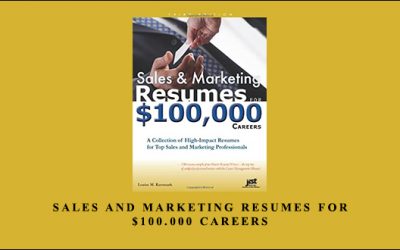 Sales and Marketing Resumes for $100.000 Careers