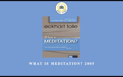 What Is Meditation? 2005