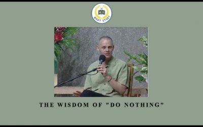The Wisdom of “Do Nothing”