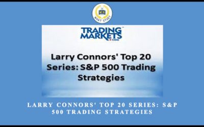 Top 20 Series: S&P 500 Trading Strategies