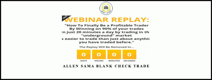 Allen Sama Blank Check Trade
