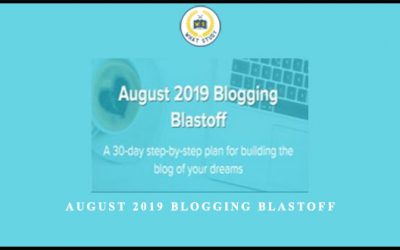 August 2019 Blogging Blastoff