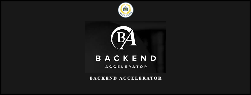 Backend Accelerator from Till Boadella
