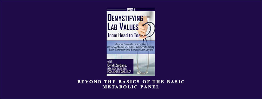 Beyond the Basics of the Basic Metabolic Panel from Cyndi Zarbano