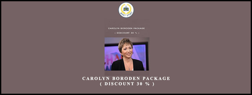 Carolyn Boroden Package ( Discount 30 % )