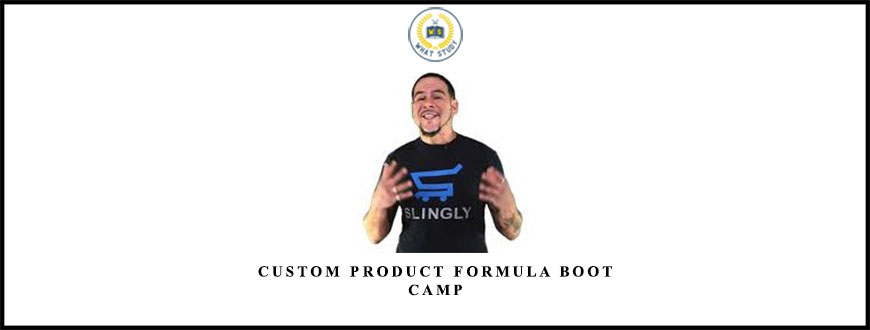 Custom Product Formula Boot Camp
