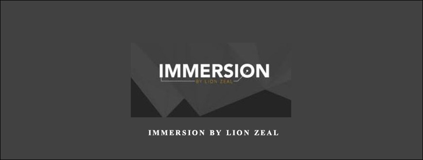 Daryl Rosser – Immersion by Lion Zeal