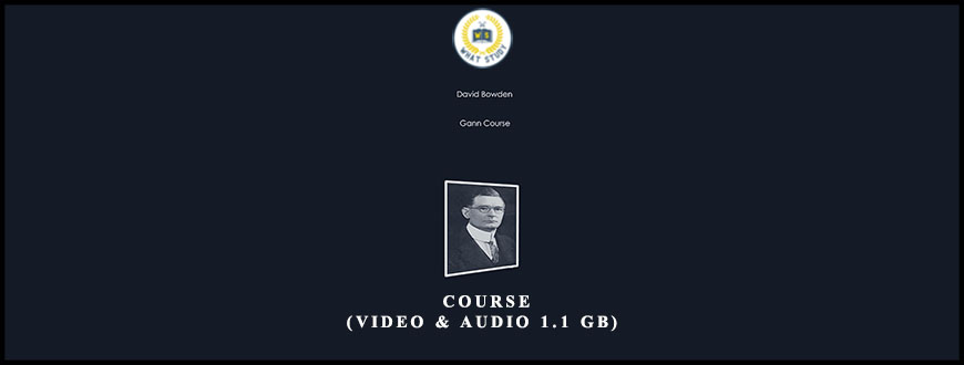 David Bowden Gann Course (Video & Audio 1.1 GB)