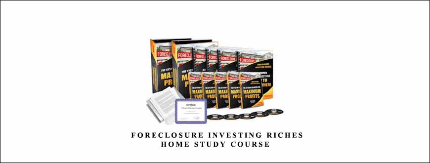 David Lindahl – Foreclosure Investing Riches Home Study Course