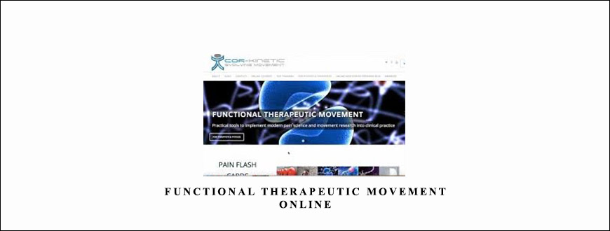 Functional Therapeutic Movement Online from Cor-Kinetic