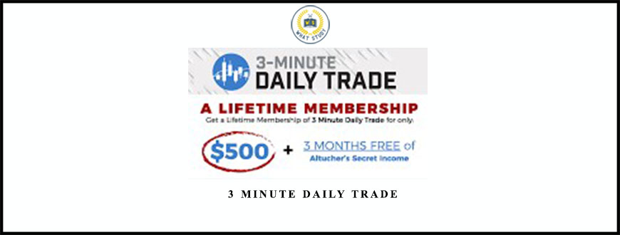 James Altucher 3 Minute Daily Trade