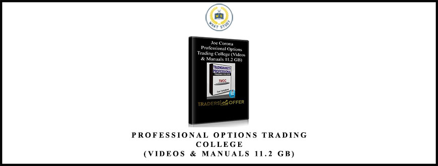 Joe Corona Professional Options Trading College (Videos & Manuals 11.2 GB)