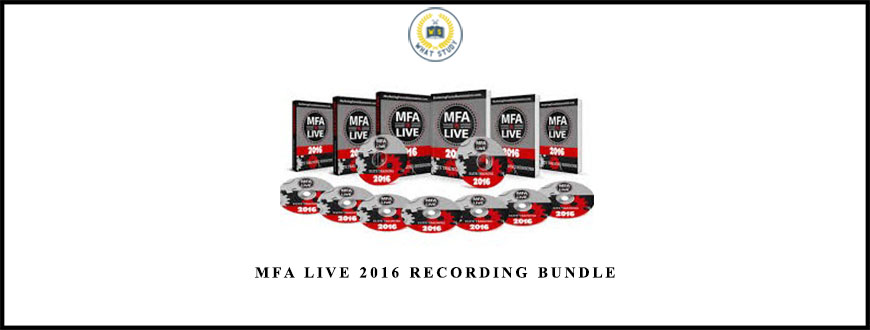 MFA Live 2016 Recording Bundle by Todd Brown
