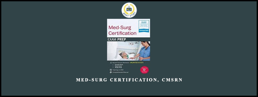 Med-Surg Certification, CMSRN from Cyndi Zarbano