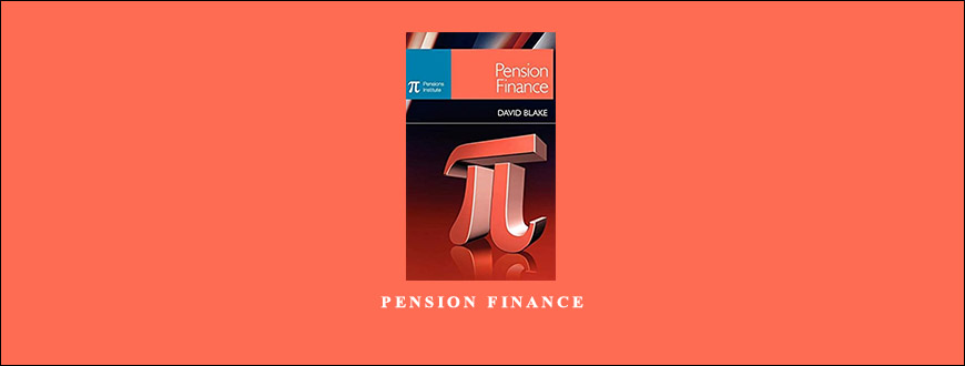 Pension Finance by David Blake