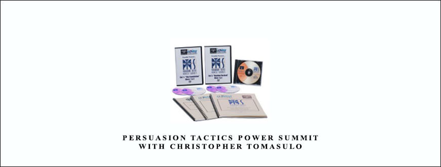 Persuasion Tactics Power Summit with Christopher Tomasulo from Jonathan Altfeld