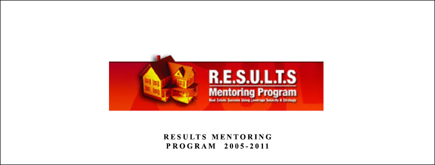 RESULTS Mentoring Program – 2005-2011 from Steve McKnight