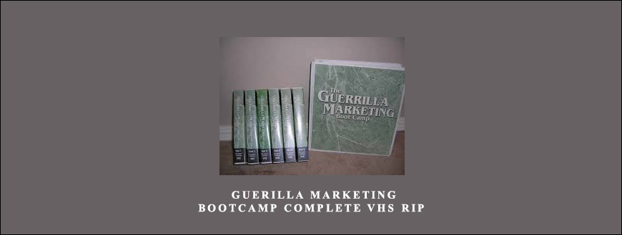 Ron LeGrand Guerilla Marketing Bootcamp complete VHS Rip