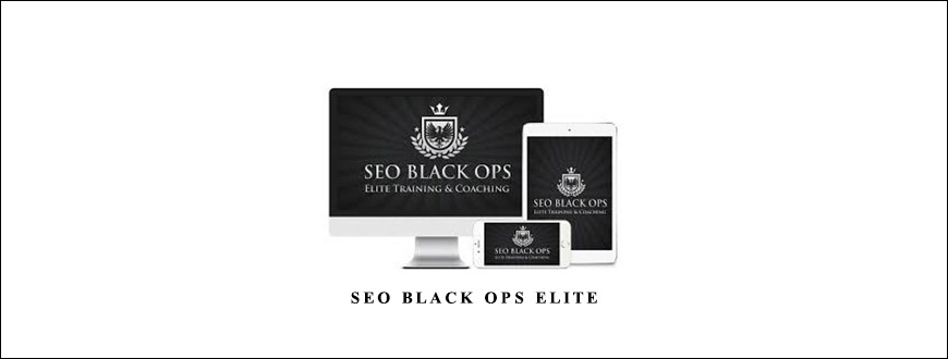 SEO Black Ops Elite from Derek Pierce