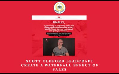 Leadcraft (Create A Waterfall Effect Of Sales)