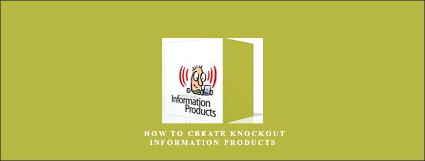 Sean D’Souza – How to create knockout information Products