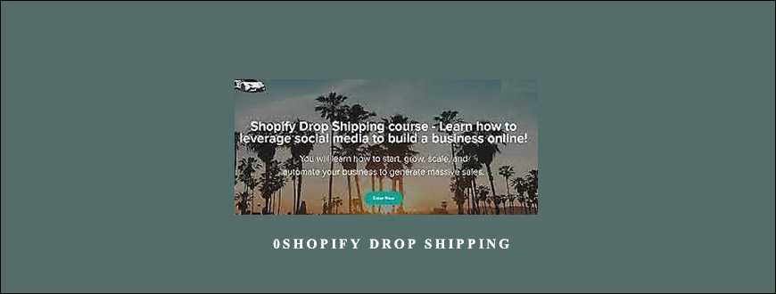 Sebastian Ghiorghiu – Shopify Drop Shipping