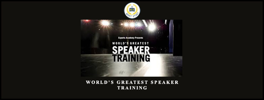 World’s Greatest Speaker Training