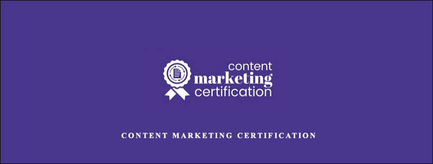 Jon Morrow – Content Marketing Certification