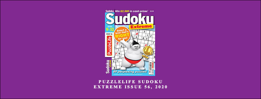 PuzzleLife Sudoku Extreme Issue 56, 2020