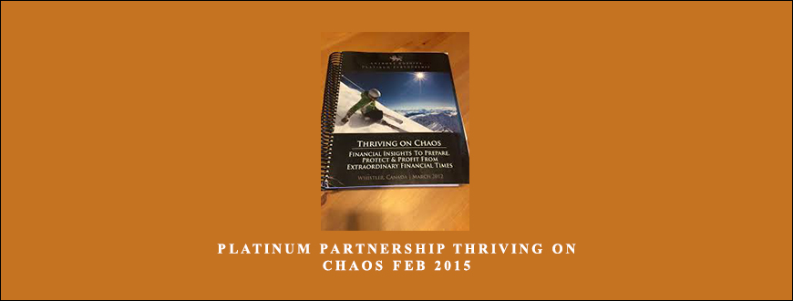 Platinum Partnership Thriving on Chaos Feb 2015 by Tony Robbins