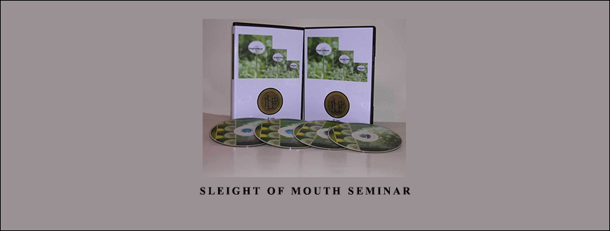 Sleight of Mouth seminar by Robert Dilts