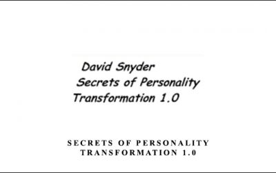 Secrets of Personality Transformation 1.0