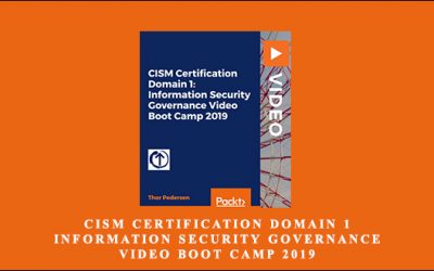 CISM Certification Domain 1- Information Security Governance Video 2019