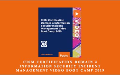 CISM Certification Domain 4- Information Security Incident Management Video 2019