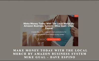 Make Money Today With The Local Merch By Amazon Business System | Mike Gual / Dave Espino