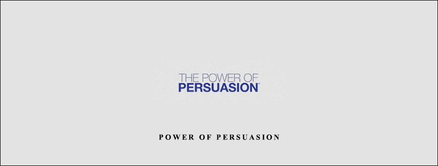 Eben Pagan – Power of Persuasion taking at Whatstudy.com