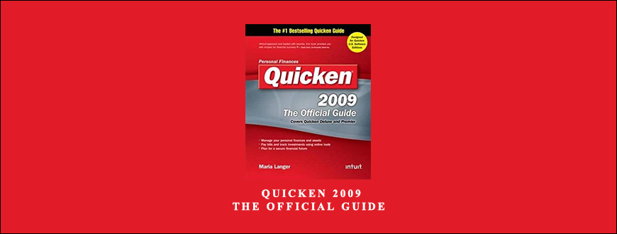 Maria Langer – Quicken 2009. The Official Guide taking at Whatstudy.com