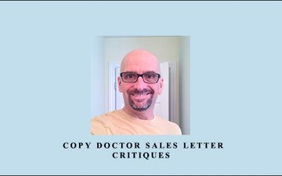 Copy Doctor Sales Letter Critiques