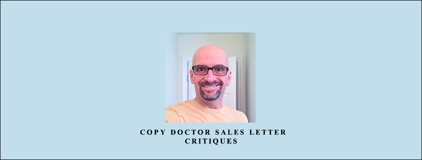 Michael Fortin – Copy Doctor Sales Letter Critiques taking at Whatstudy.com