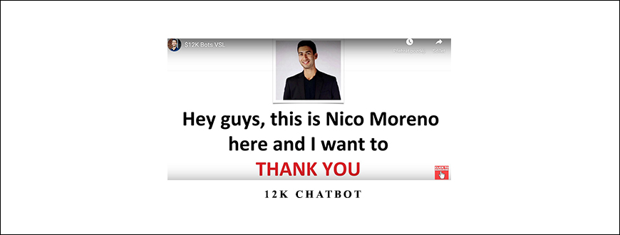 Nick Moreno – 12k Chatbot taking at Whatstudy.com