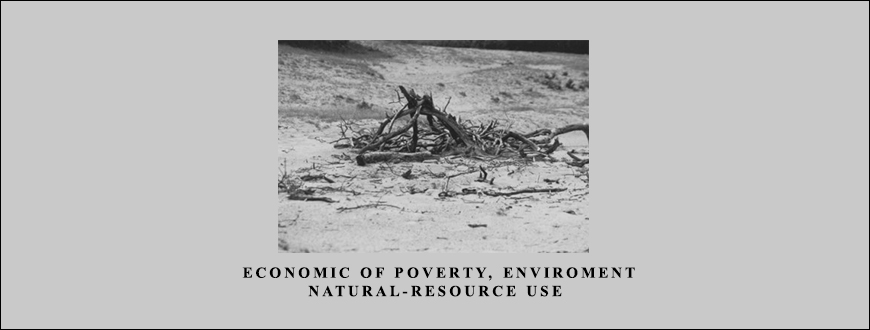 R.J.Bogers – Economic of Poverty
