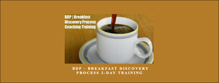 Dr. Joseph Riggio – BDP | Breakfast Discovery Process 2-Day Training taking at Whatstudy.com
