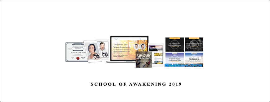 Eckhart Tolle – School of Awakening 2019 taking at Whatstudy.com
