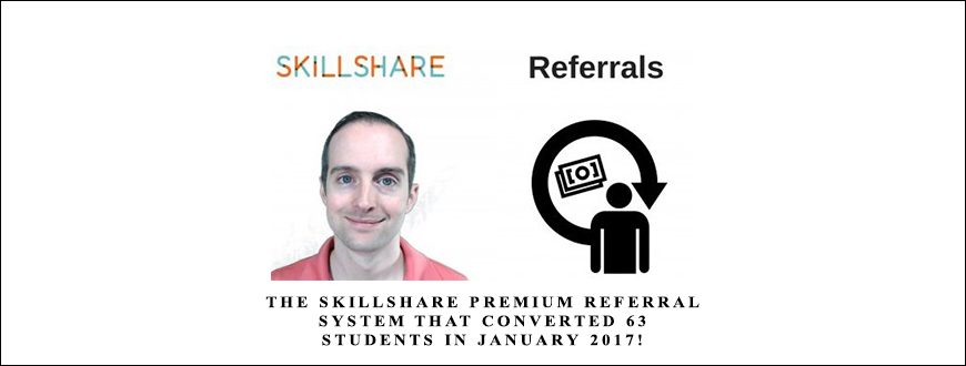 Jerry Banfield with EDUfyre – The Skillshare Premium Referral System that Converted 63 Students in January 2017! taking at Whatstudy.com
