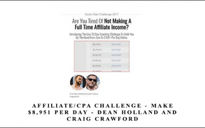 Affiliate/CPA Challenge | Make $8,951 per day