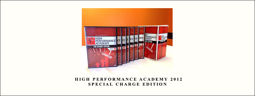 Brendon Burchard – High Performance Academy 2012 Special Charge Edition taking at Whatstudy.com