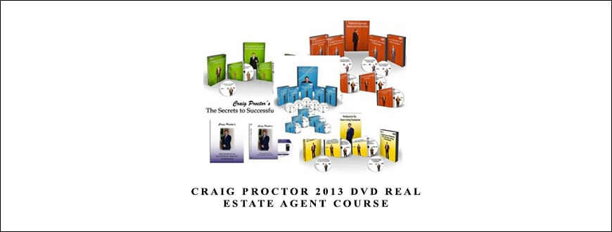 Craig Proctor 2013 DVD Real Estate Agent Course taking at Whatstudy.com